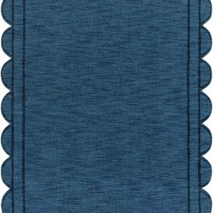 Uhuro Blue Geometric Area Rug