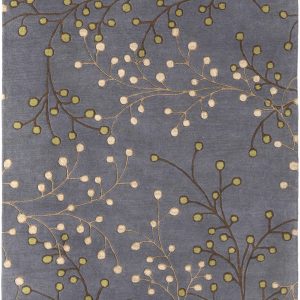 Elsu Brown Beige Wool Rug