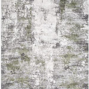 Magni Luxury Fringed Faux Silk Rug
