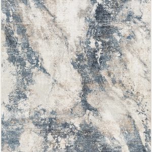 Napierville Blue Marble Rug