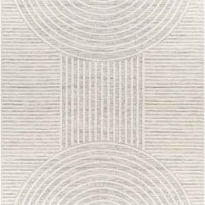 Dauin 3D Rainbow Area Rug with Tassels