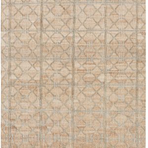 Rice Dusty Sage Fringed Jute Carpet