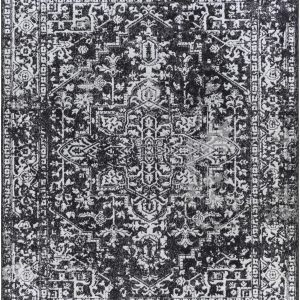Rachel Black Area Rug