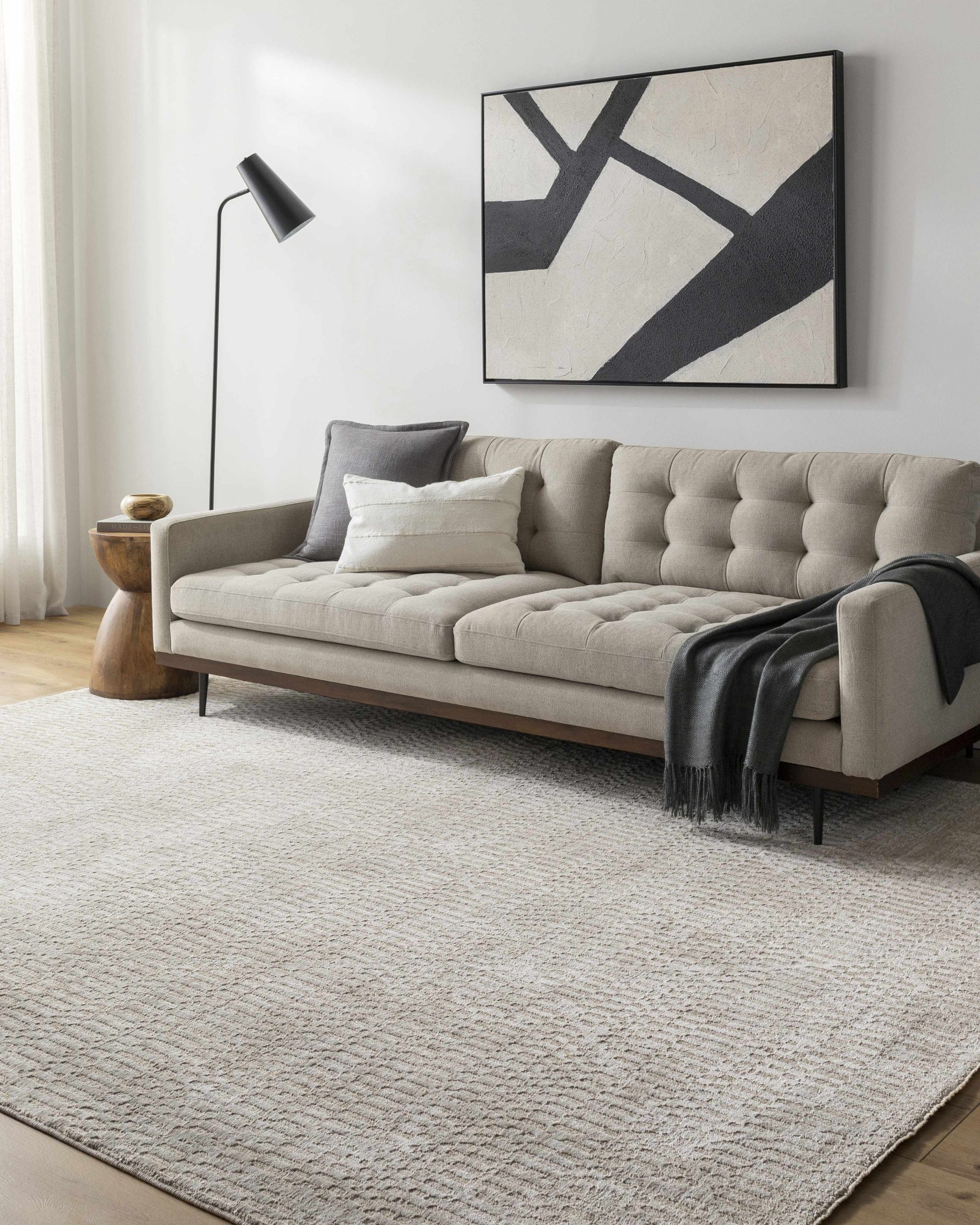 Pabla Light Gray Area Rug - Image 8