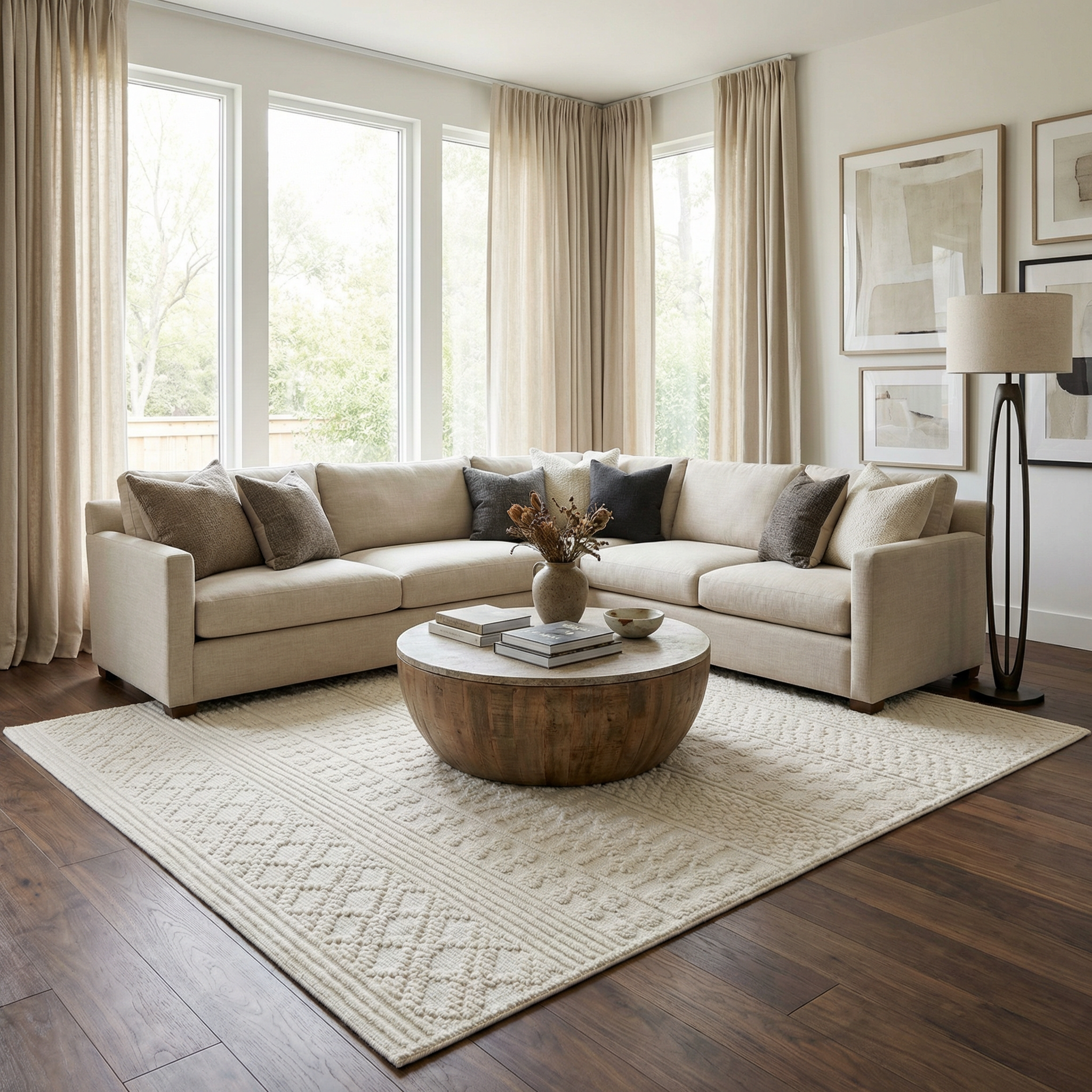 Drago White Washable Area Rug - Image 2