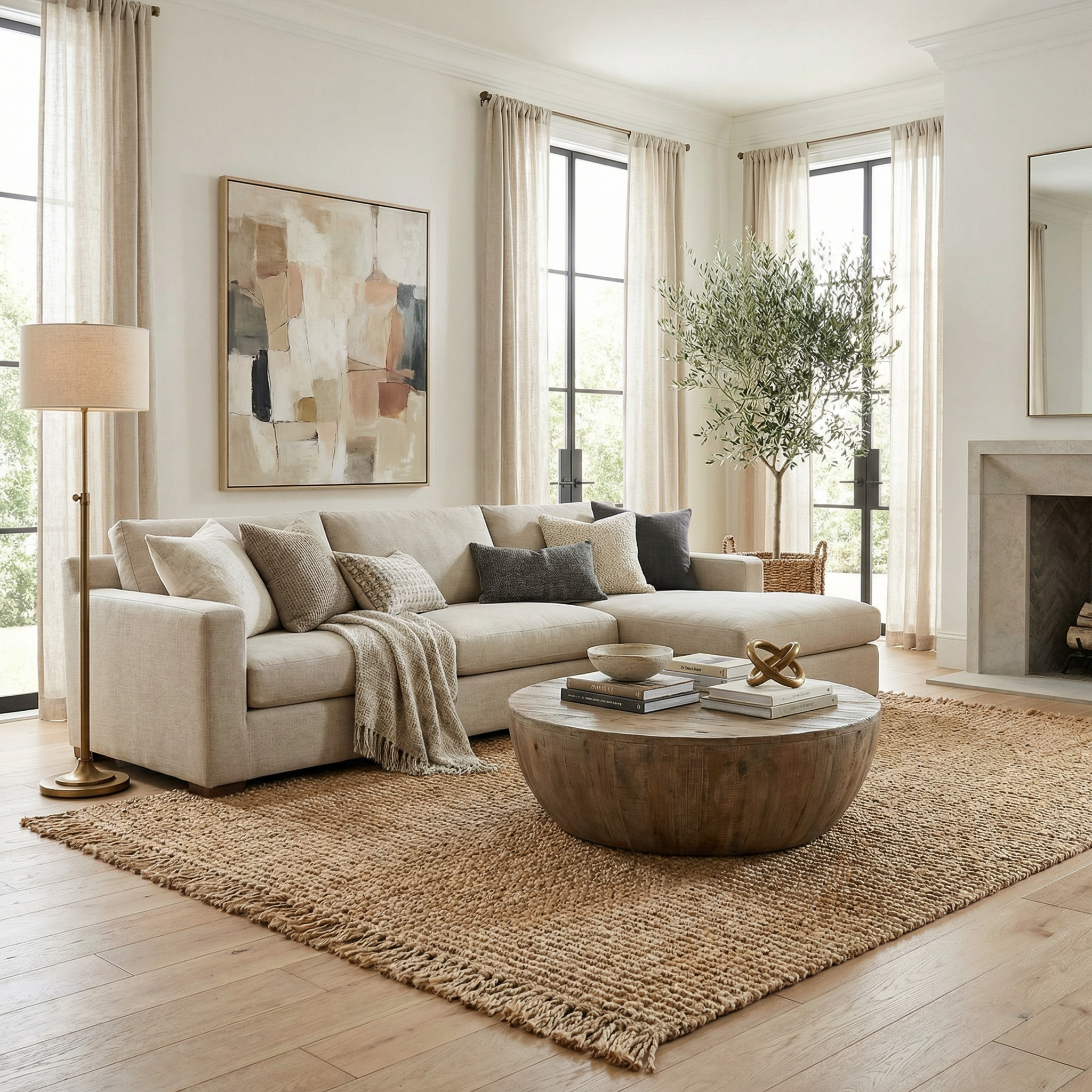 Senneterre Natural Jute Rug - Image 2