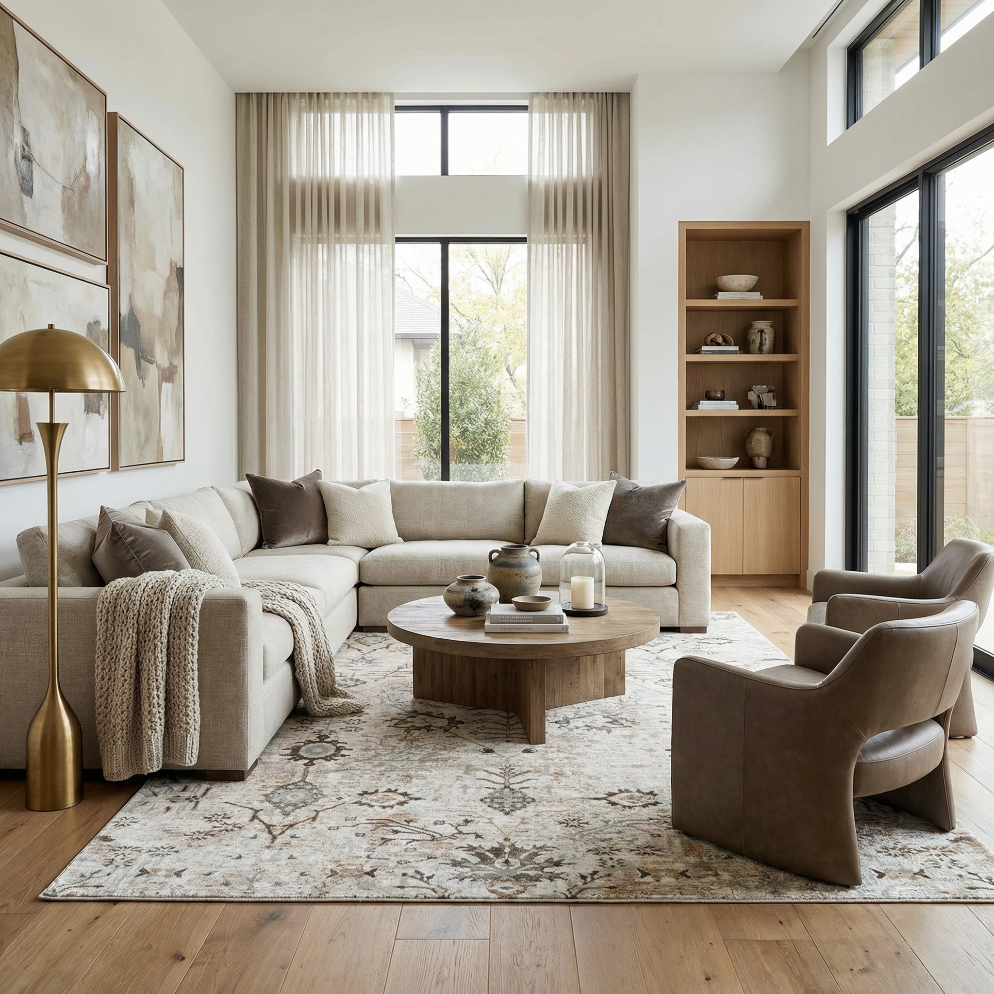 Claydon Thick Luxe Oushak Rug - Image 2