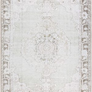 Livabliss x Our PNW Home Rainier Medallion Gray Washable Rug