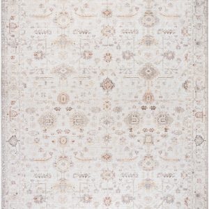 Livabliss x Our PNW Home Spokane Damask Beige Rug