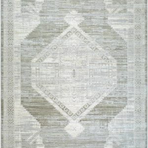 Kreeli Green Traditional Area Rug