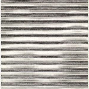 Jachai Gray Straped Washable Area Rug