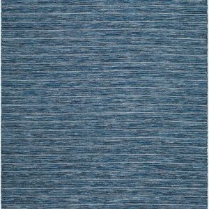 Tiboni  Blue Traditional Washable Area Rug
