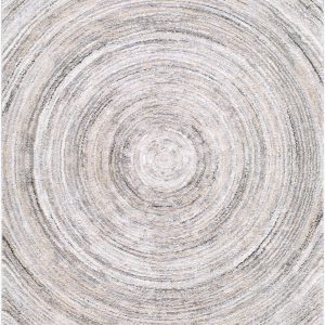 Kiango Gray Circular Area Rug