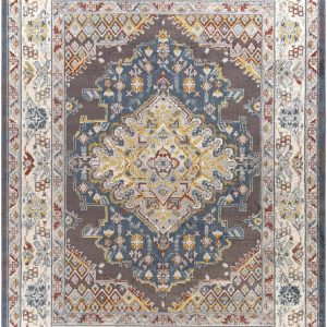 Haymond Brown Medallion Area Rug