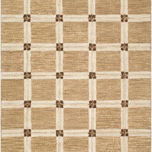 Ambikapur Modern Art Deco Handmade Area Rug
