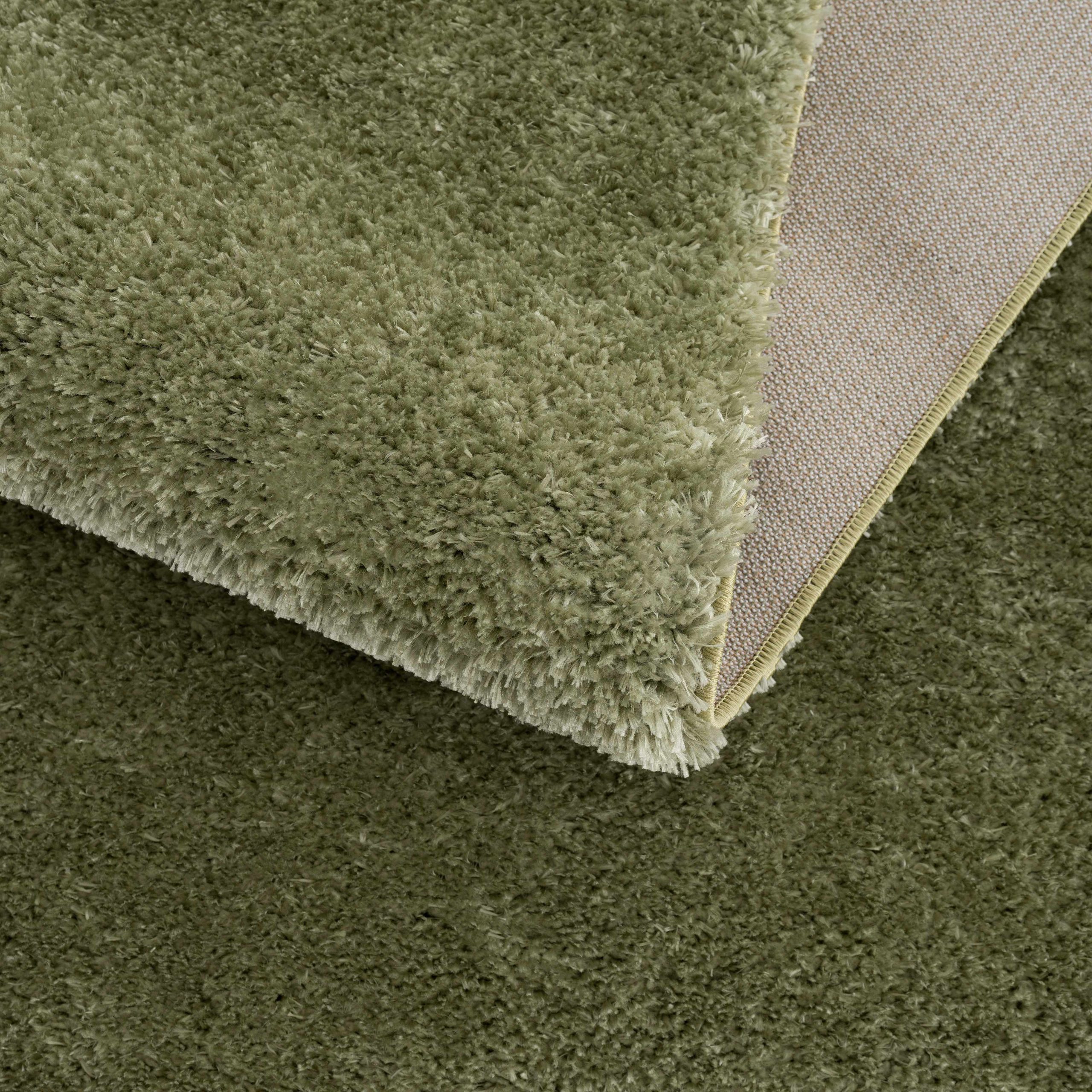 Heavenly Solid Green Plush Rug - Clearance - Image 7