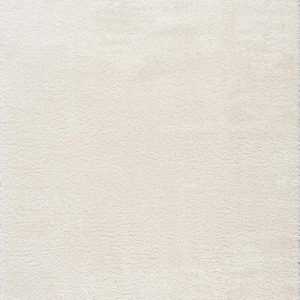 Crevalo Cream Subtle Wavy Abstract Modern Minimalist Polyester Machine Woven Area Rug