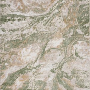 Lively Marble Green Area Rug