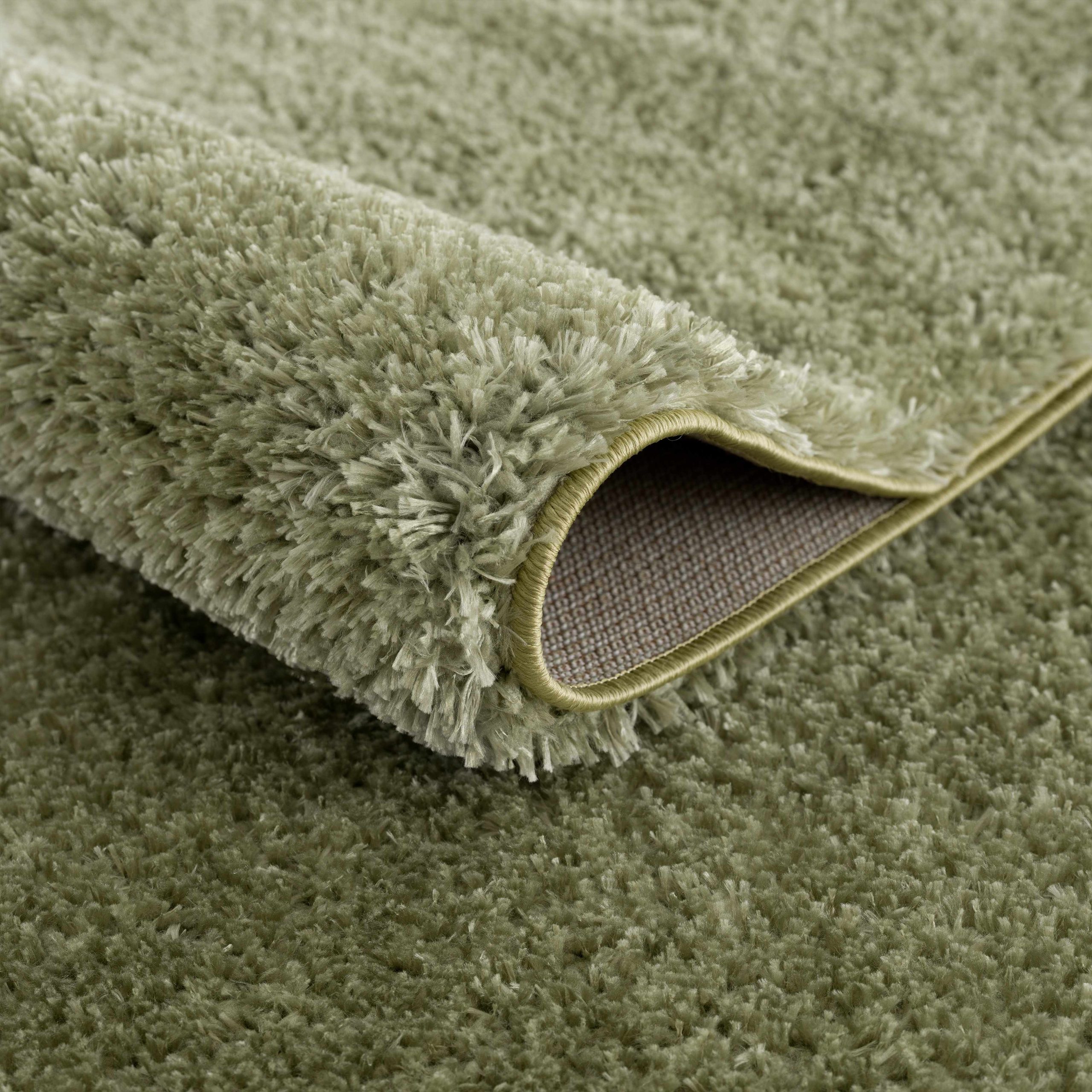 Heavenly Solid Green Plush Rug - Clearance - Image 5