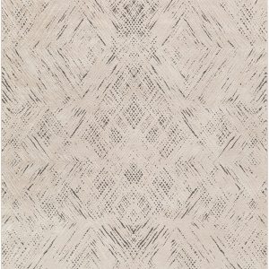 Garza Diamond Textured Washable Rug