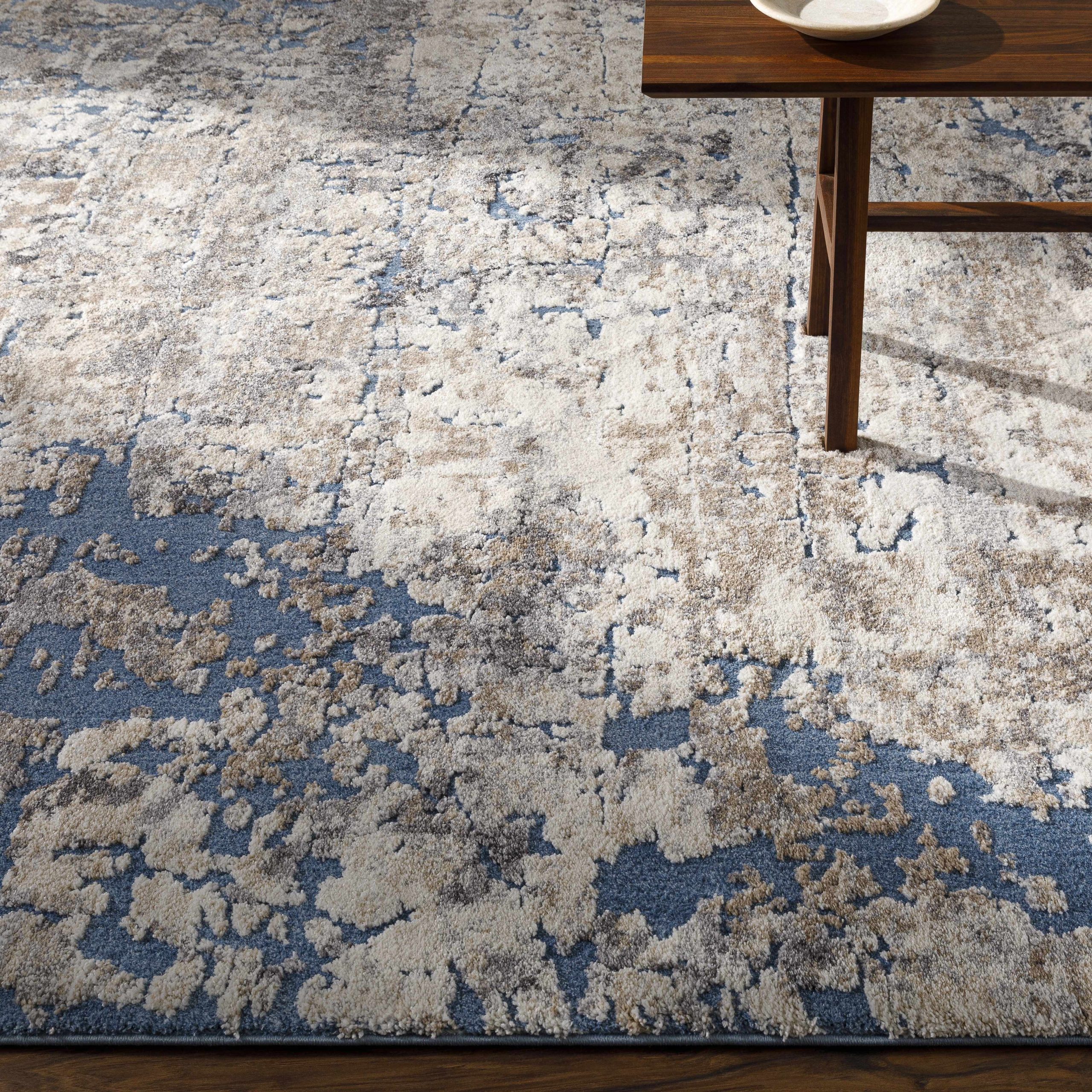Satsop Rock Pattern Thick Rug - Image 3