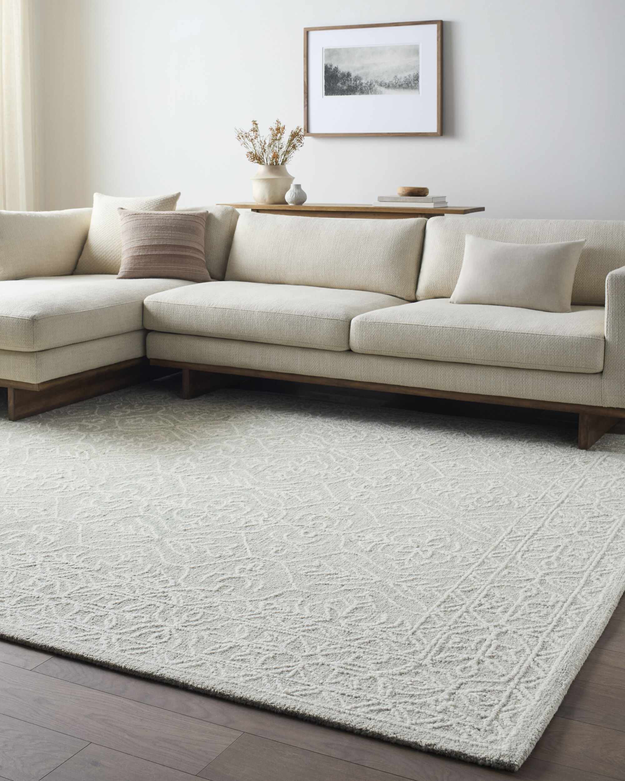 Yadid Sage Wool Area Rug - Image 2