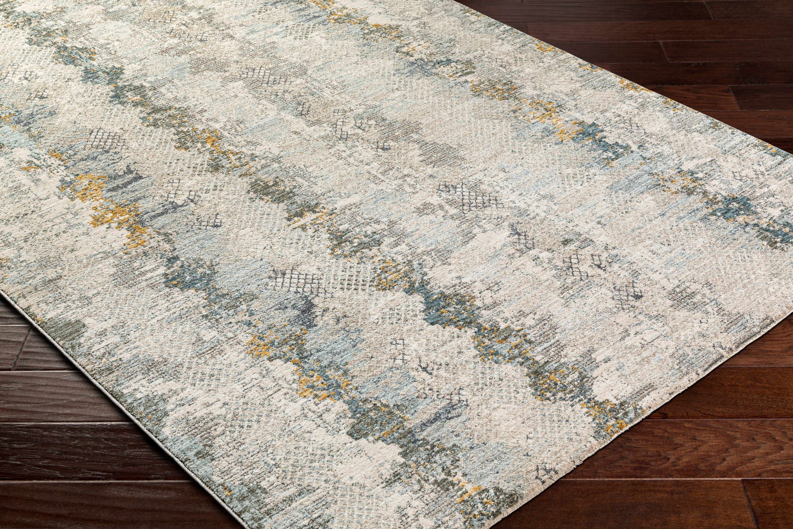 Lalo Textured Rug with Fringes - Image 4