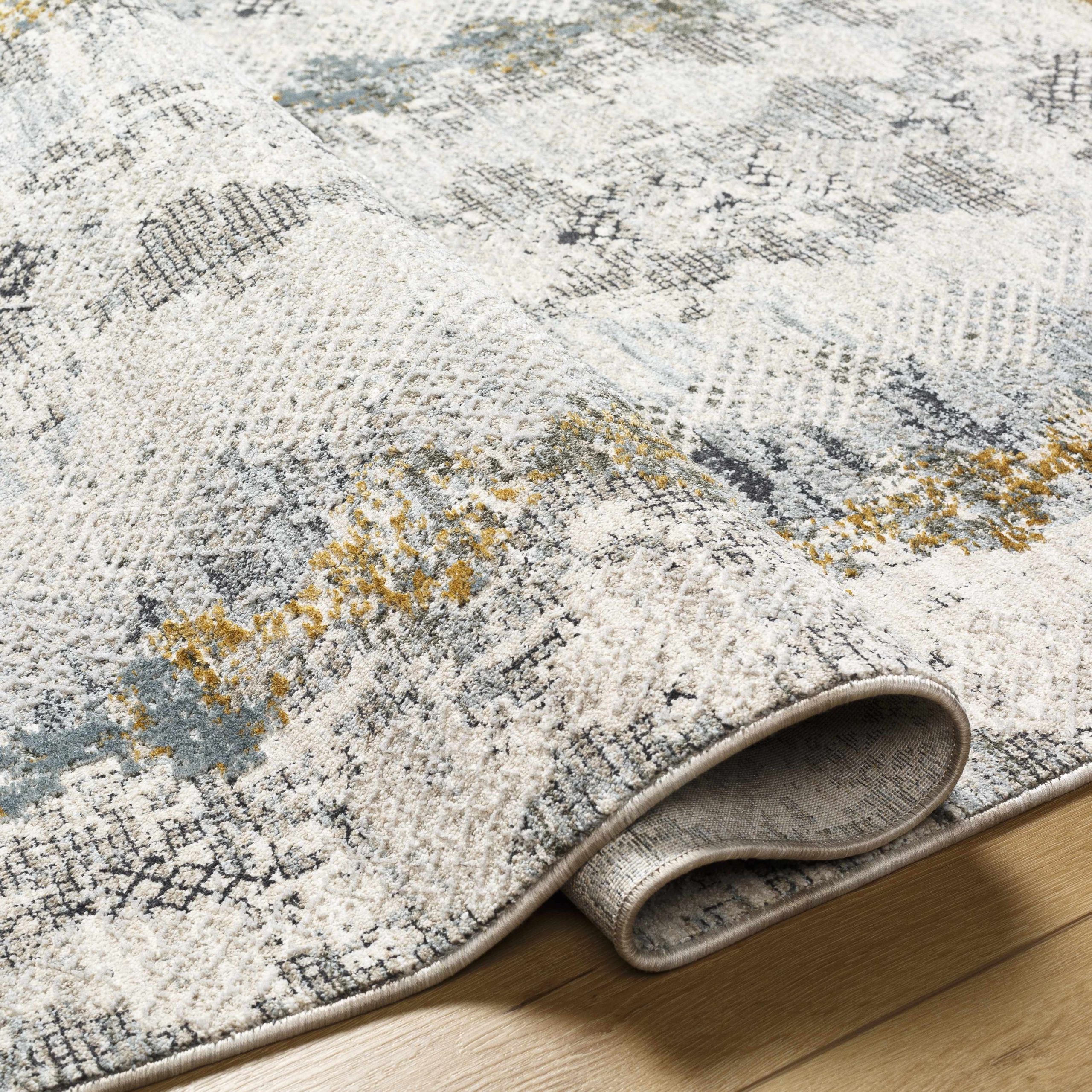 Lalo Textured Rug with Fringes - Image 10