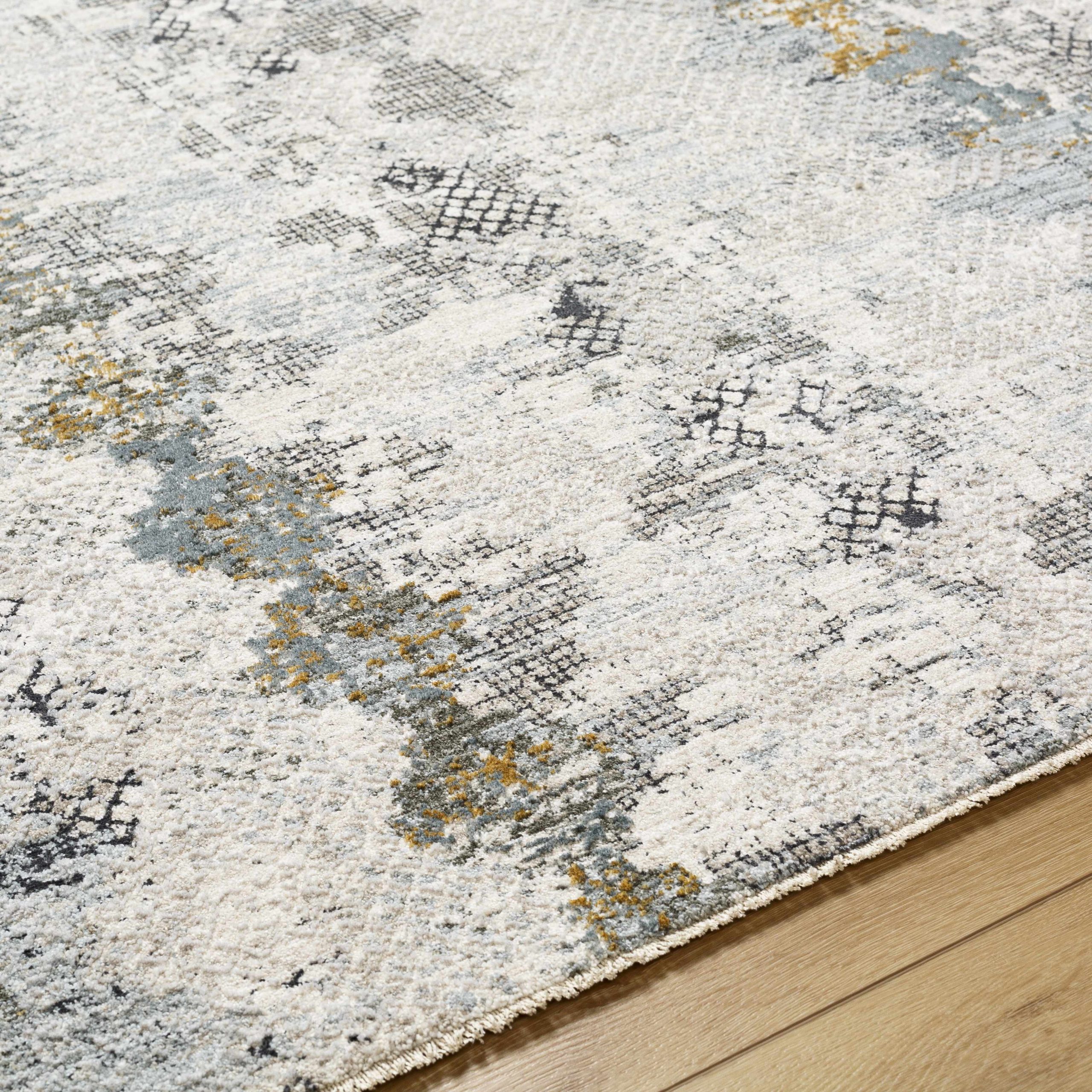 Lalo Textured Rug with Fringes - Image 11
