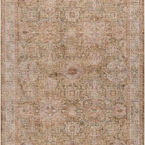 Ange Tan Rich Textured Traditional Rug