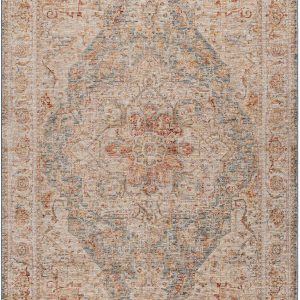 Cress Tan Rich Textured Traditional Rug