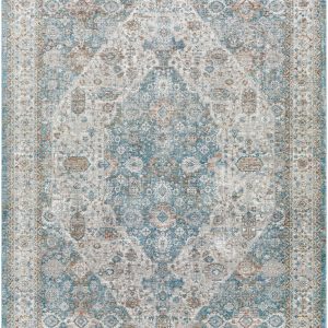 Honon Blue Medallion Area Rug