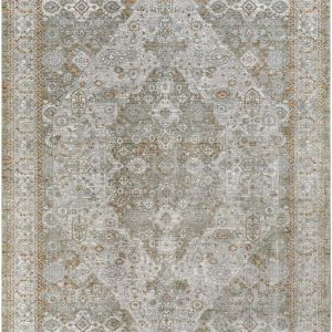 Honon Olive Medallion Area Rug