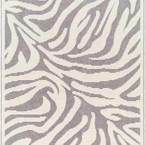 Keto Gray Zebra Rug - Clearance