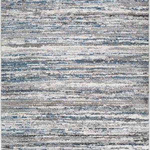 Skule Gray & Blue Area Rug