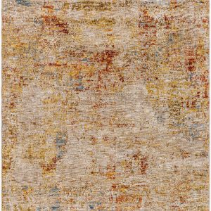 Eula Textured Rug with Fringes