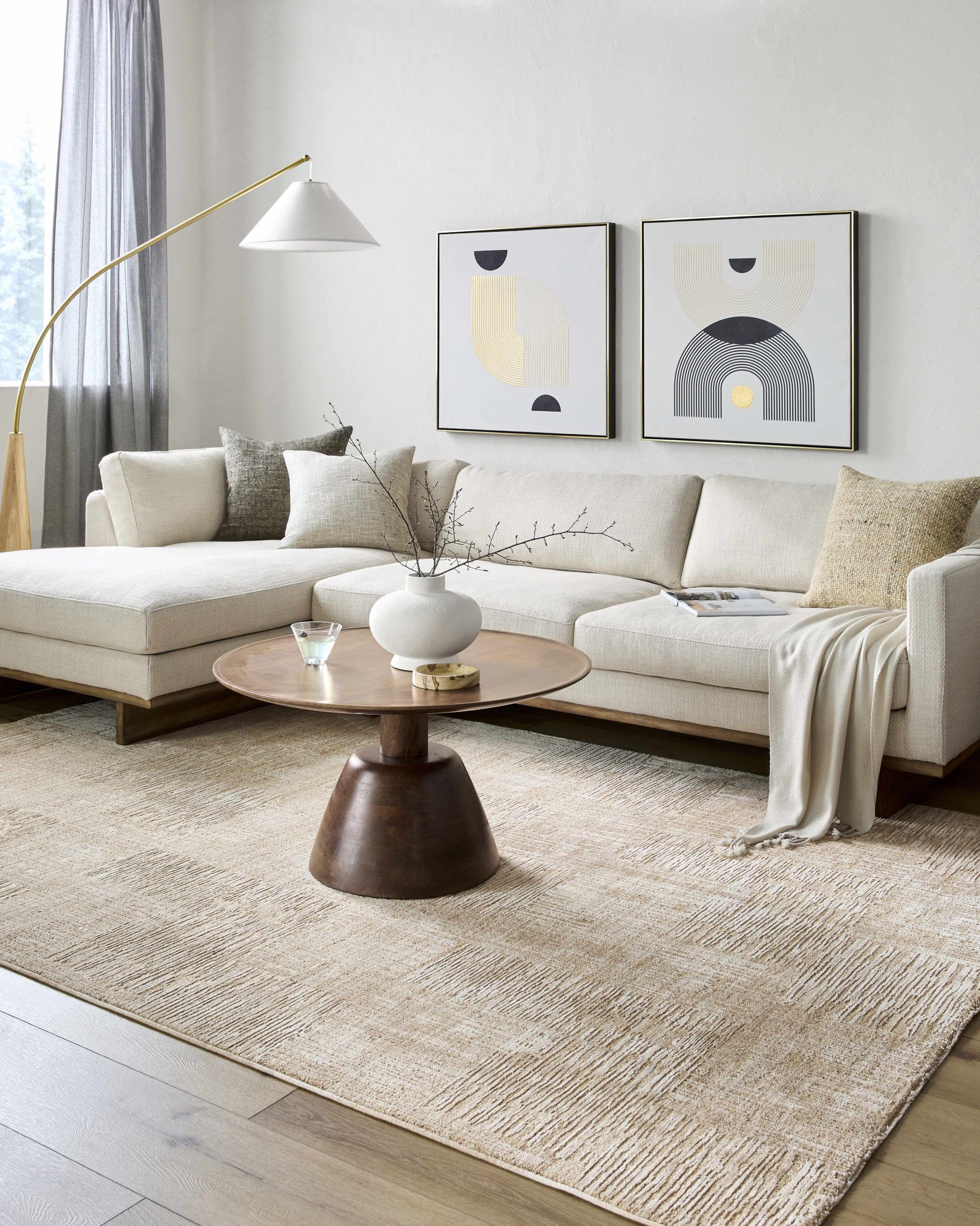 Goren Beige Area Rug - Image 7