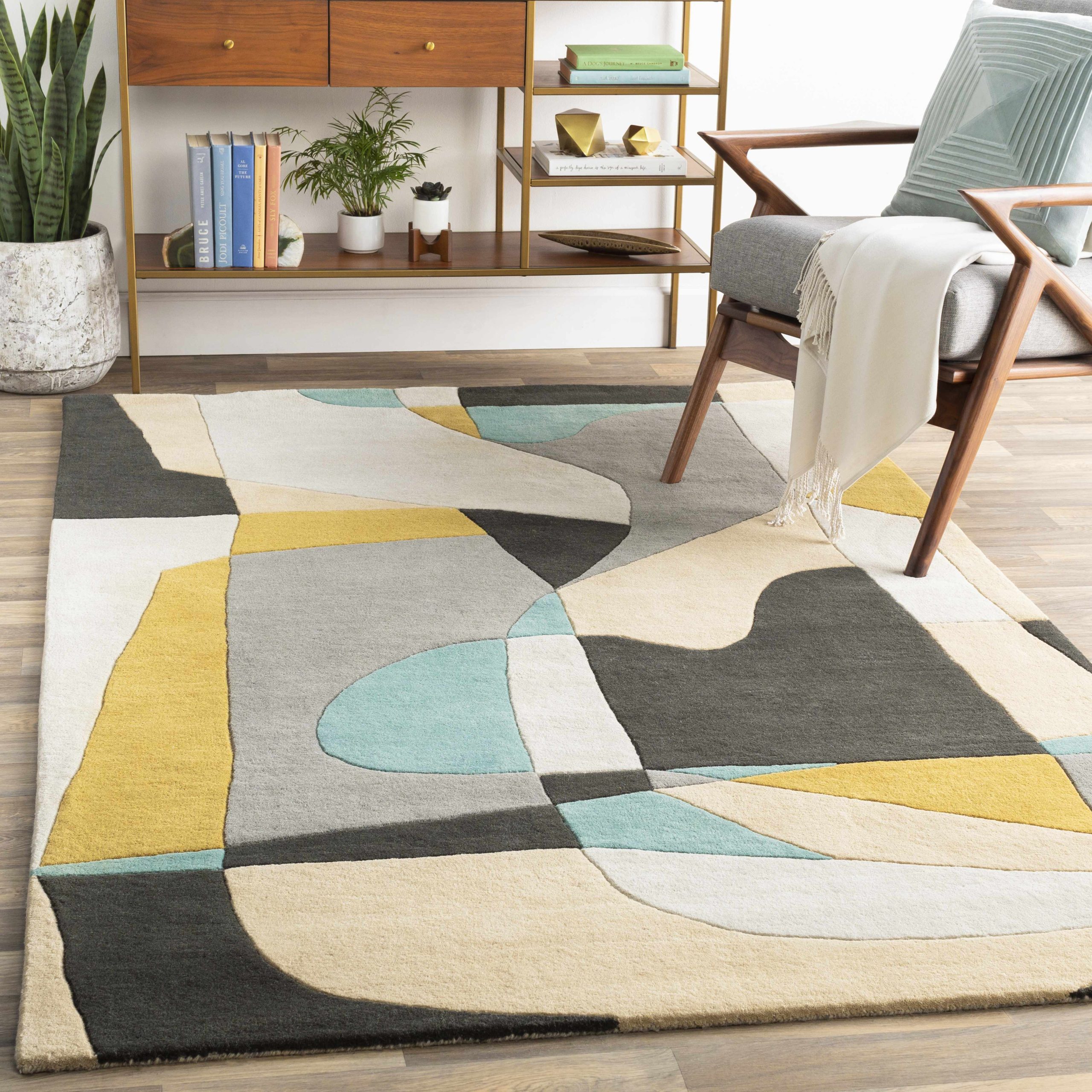Sneedville Modern Wool Rug - Image 2