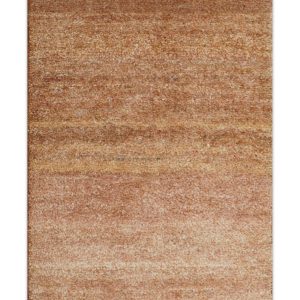 Solid Rust Hand knotted Contemporary Custom Made wool Area Rug