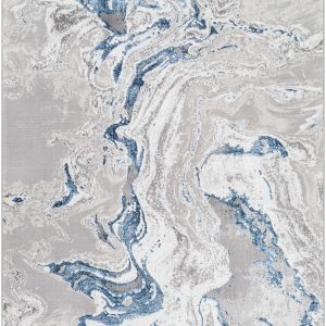 Speldhurst Blue Marble Rug