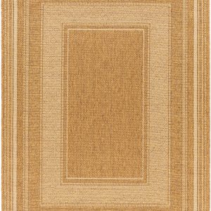 Chael Flatweave Faux Jute Outdoor Rug