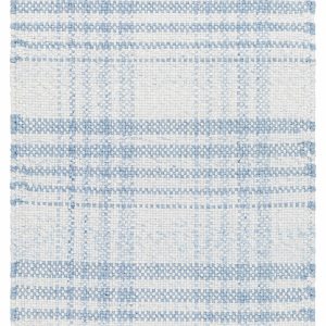 Inara Blue Plaid Area Rug