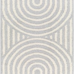 Arnel Gray & Beige Area Rug