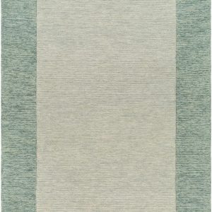 Amadi Green Wool Area Rug