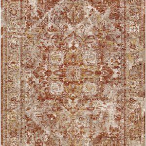 Strathbogie Traditional Red Area Rug