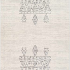 Wakita Light Gray Tribal Rug