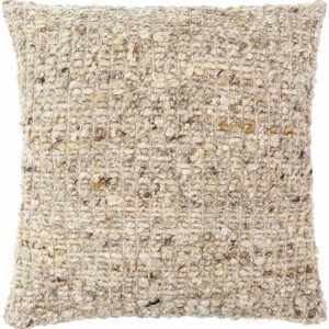Lluvy Medium Gray Throw Pillow - Clearance
