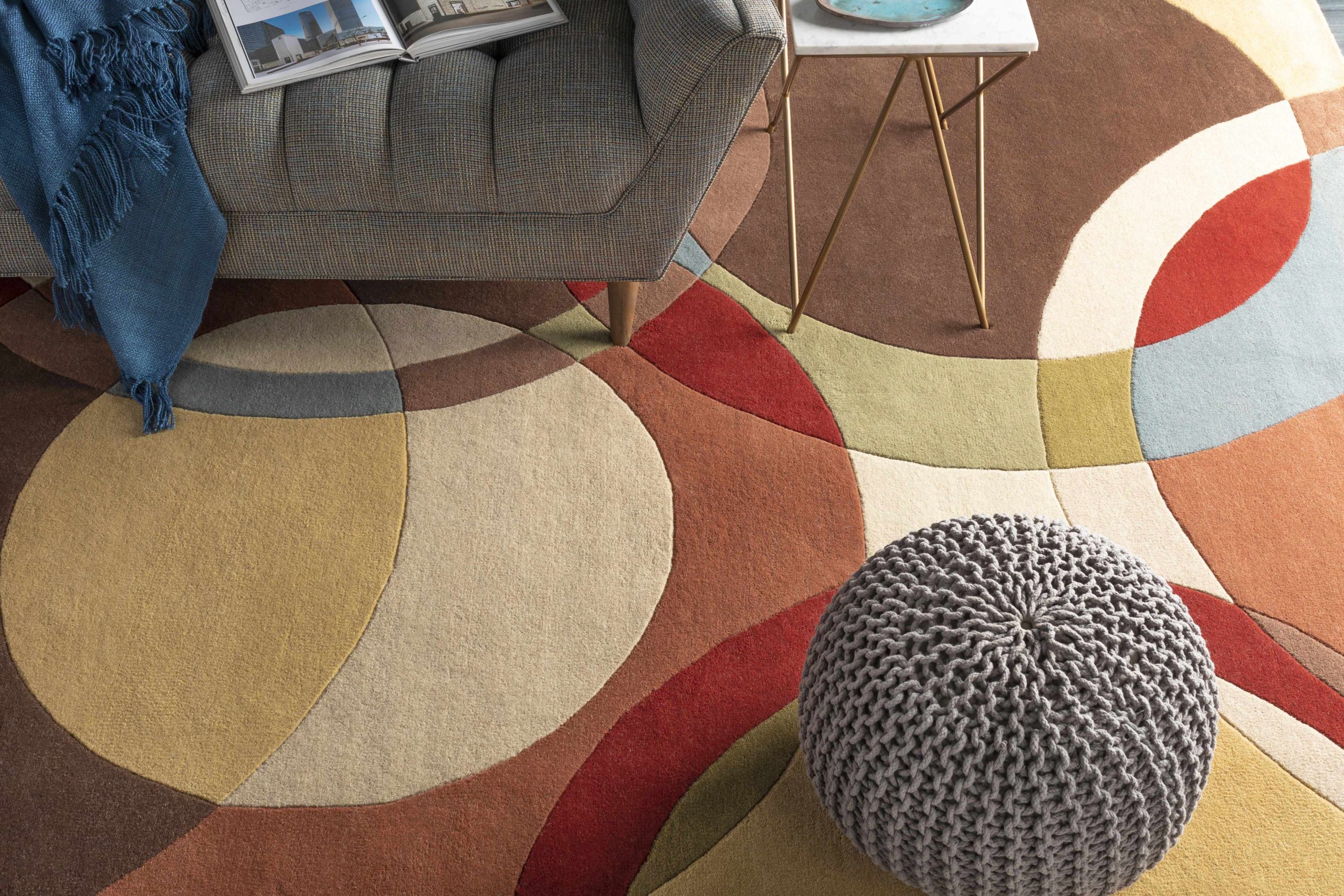 Tilbury Modern Hand Tufted Wool Rug - Image 3