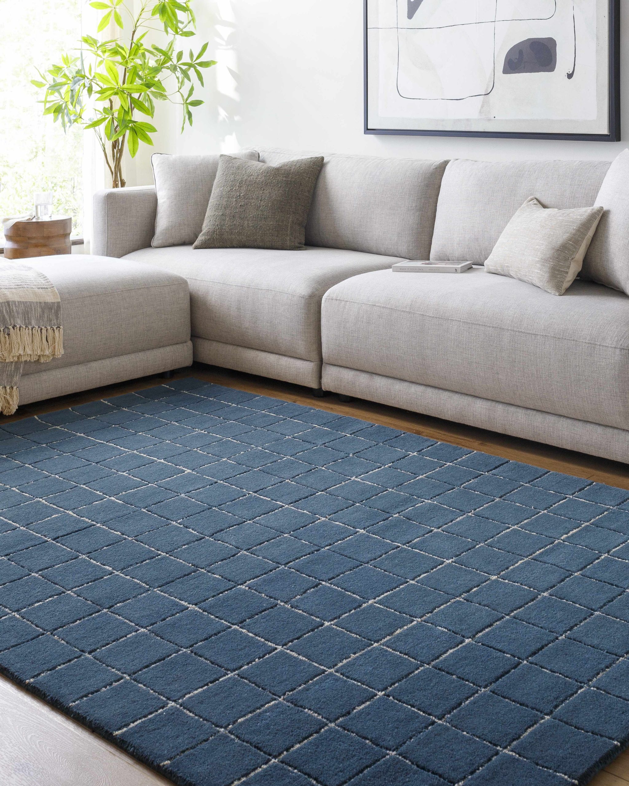 Toshi Blue Area Rug - Image 2