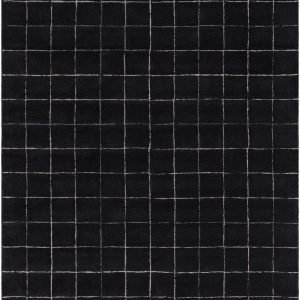 Toshi Jet Black Area Rug